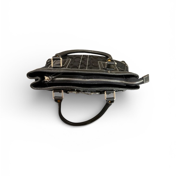 Coach Hampton Signature Carryall Black Horsebit F04U-2187 - Picture 4 of 13